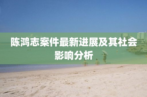 陈鸿志案件最新进展，全面了解案件进展的步骤指南